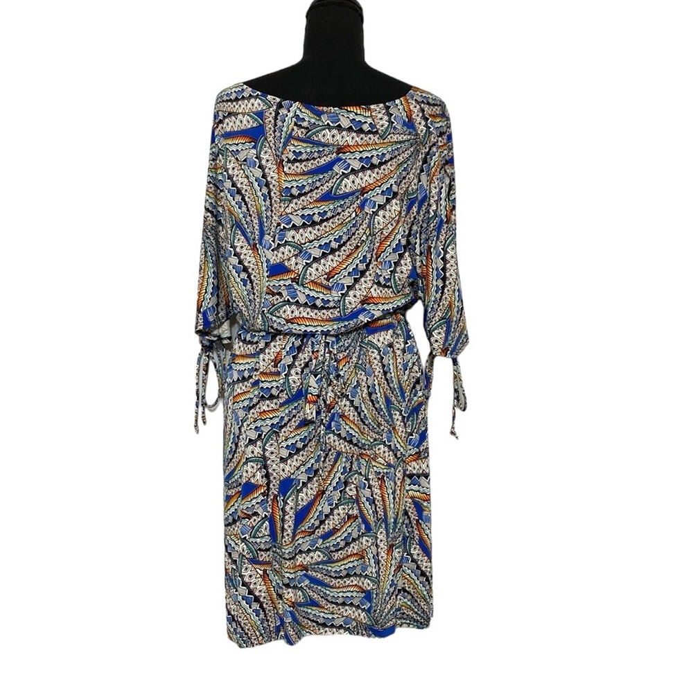 NWT London Times Formal Elastic Waist Boho Midi Dress 10